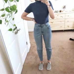 vintage lee high waisted jeans